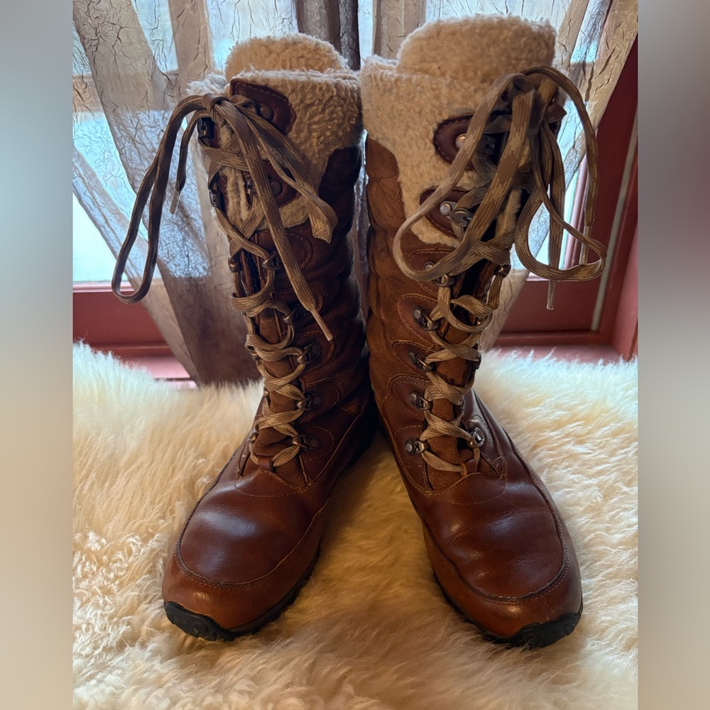 Timberland Earth Keepers Willowood Brown Leather Women's Boots